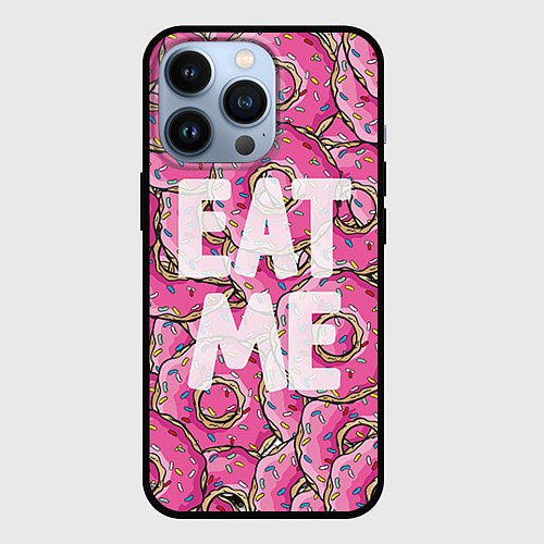 Чехол iPhone 13 Pro Eat me, Homer / 3D-Черный – фото 1