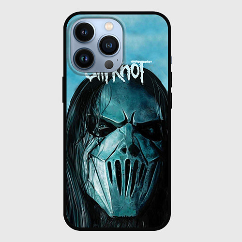 Чехол iPhone 13 Pro Slipknot / 3D-Черный – фото 1