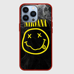 Чехол для iPhone 13 Pro Nirvana Smoke, цвет: 3D-красный