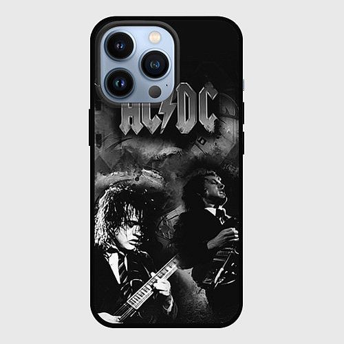 Чехол iPhone 13 Pro AC/DC / 3D-Черный – фото 1