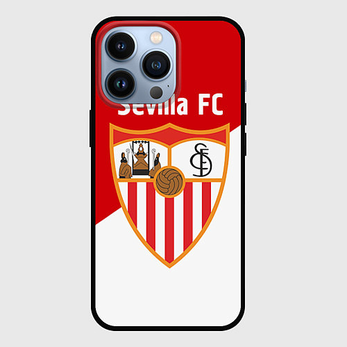 Чехол iPhone 13 Pro Sevilla FC / 3D-Черный – фото 1