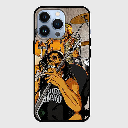 Чехол iPhone 13 Pro Metallica: Guitar Hero / 3D-Черный – фото 1