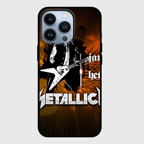 Чехол iPhone 13 Pro Metallica: James Hetfield / 3D-Черный – фото 1