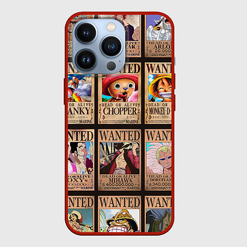 Чехол iPhone 13 Pro One Piece / 3D-Красный – фото 1