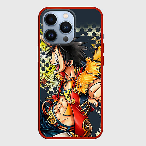 Чехол iPhone 13 Pro One Piece / 3D-Красный – фото 1