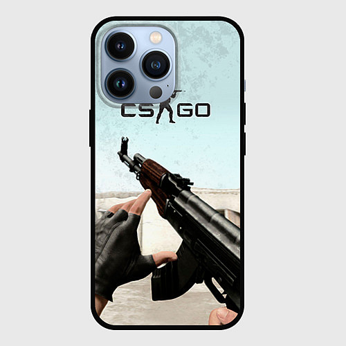 Чехол iPhone 13 Pro Counter-Strike: De Dust / 3D-Черный – фото 1