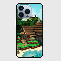 Чехол iPhone 13 Pro Minecraft House