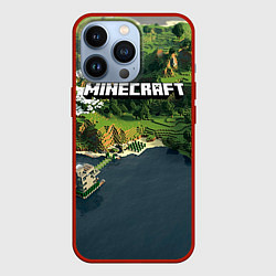 Чехол iPhone 13 Pro Minecraft Location