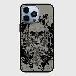 Чехол iPhone 13 Pro Skulls