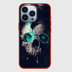 Чехол для iPhone 13 Pro Skull eyes, цвет: 3D-красный