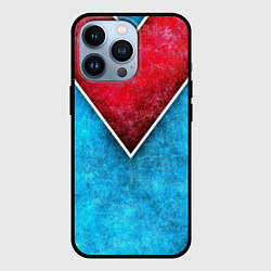 Чехол iPhone 13 Pro Grunge superhero line - геометрические линии