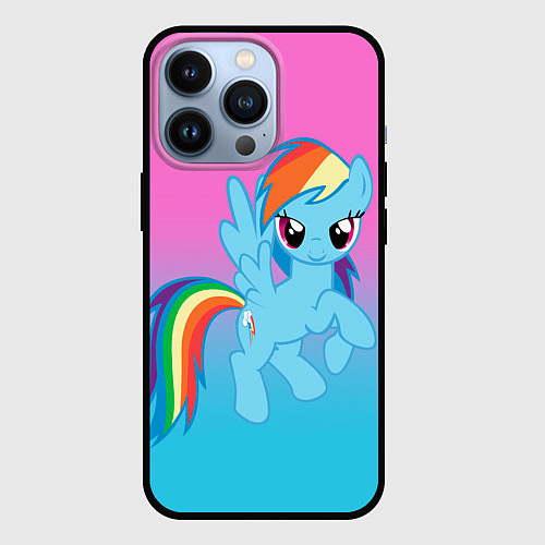 Чехол iPhone 13 Pro My Little Pony / 3D-Черный – фото 1