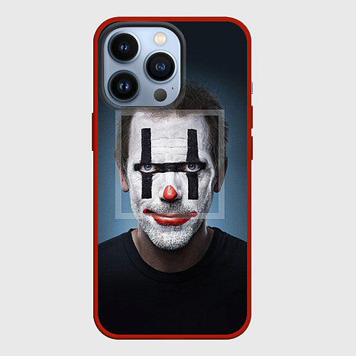 Чехол iPhone 13 Pro Clown House MD / 3D-Красный – фото 1