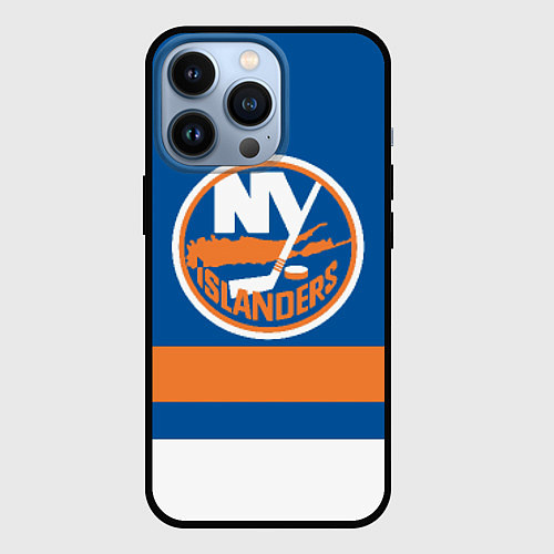 Чехол iPhone 13 Pro New York Islanders / 3D-Черный – фото 1