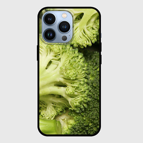 Чехол iPhone 13 Pro Брокколи / 3D-Черный – фото 1