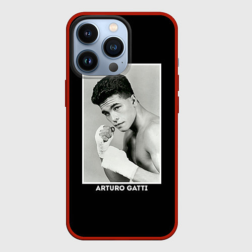 Чехол iPhone 13 Pro Arturo Gatti: Photo / 3D-Красный – фото 1