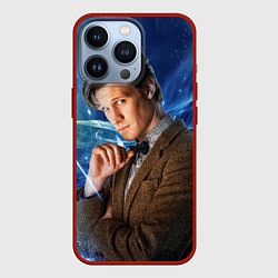 Чехол для iPhone 13 Pro 11th Doctor Who, цвет: 3D-красный