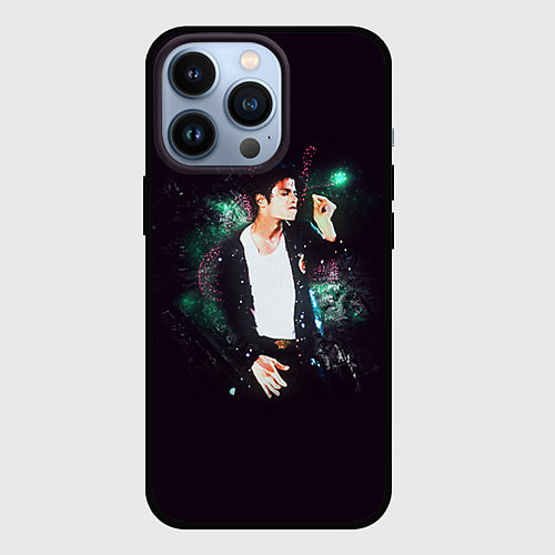 Чехол iPhone 13 Pro Michael Jackson / 3D-Черный – фото 1