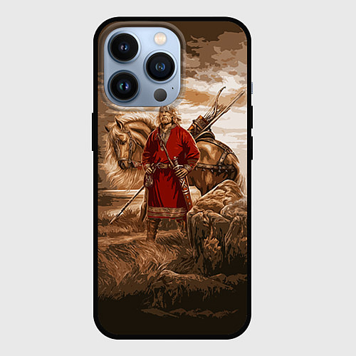 Чехол iPhone 13 Pro Русь священная / 3D-Черный – фото 1