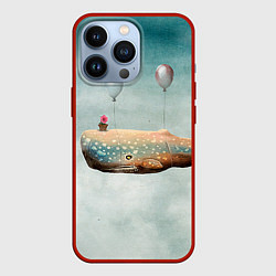Чехол iPhone 13 Pro Летящий кит