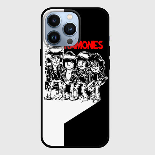 Чехол iPhone 13 Pro Ramones Boys / 3D-Черный – фото 1