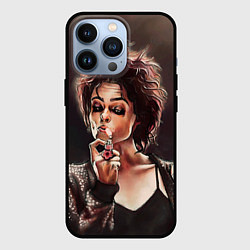 Чехол для iPhone 13 Pro Марла с сигаретой, цвет: 3D-черный
