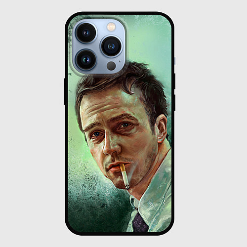 Чехол iPhone 13 Pro Нортон с сигаретой / 3D-Черный – фото 1