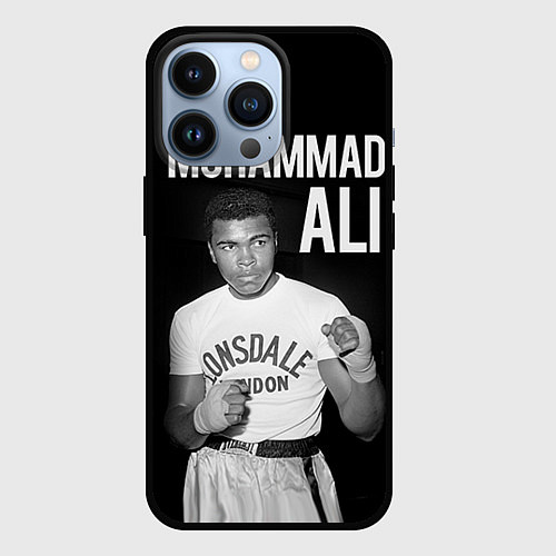 Чехол iPhone 13 Pro Muhammad Ali / 3D-Черный – фото 1