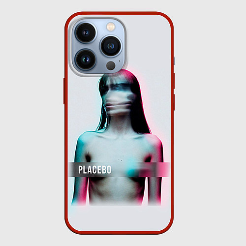Чехол iPhone 13 Pro Placebo Meds / 3D-Красный – фото 1