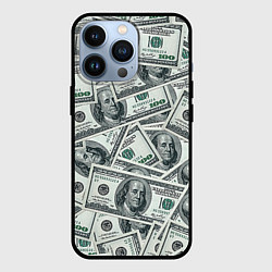 Чехол для iPhone 13 Pro Банкноты, цвет: 3D-черный