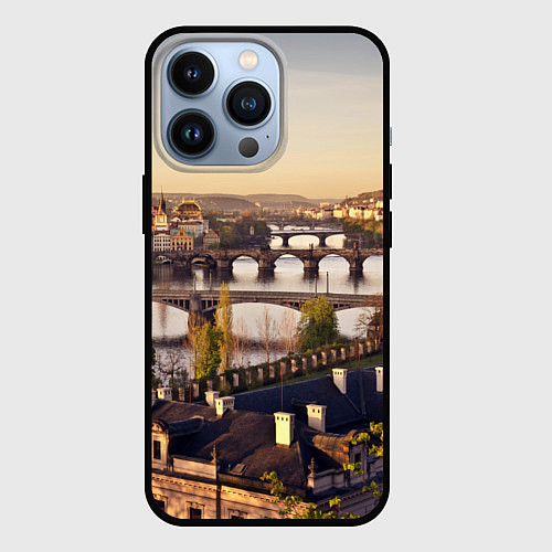 Чехол iPhone 13 Pro Чехия Прага / 3D-Черный – фото 1