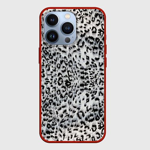 Чехол iPhone 13 Pro White Jaguar / 3D-Красный – фото 1