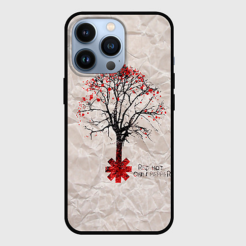 Чехол iPhone 13 Pro RHCP: Red Tree / 3D-Черный – фото 1