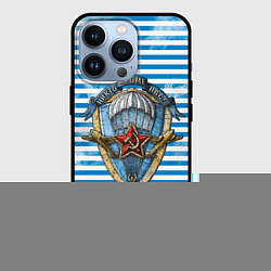 Чехол для iPhone 13 Pro ВДВ, цвет: 3D-черный