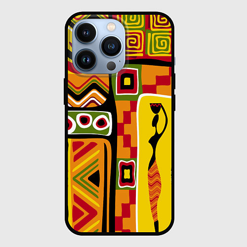 Чехол iPhone 13 Pro Африка / 3D-Черный – фото 1