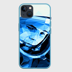 Чехол для iPhone 14 Plus Gagarin Art, цвет: 3D-голубой