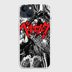 Чехол для iPhone 14 Plus Berserk, цвет: 3D-белый