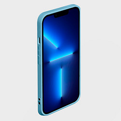 Чехол для iPhone 14 Plus Экзоскелет, цвет: 3D-голубой — фото 2