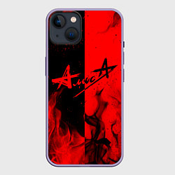 Чехол для iPhone 14 Plus АлисА, цвет: 3D-серый