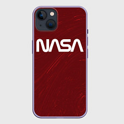 Чехол для iPhone 14 Plus NASA НАСА, цвет: 3D-серый