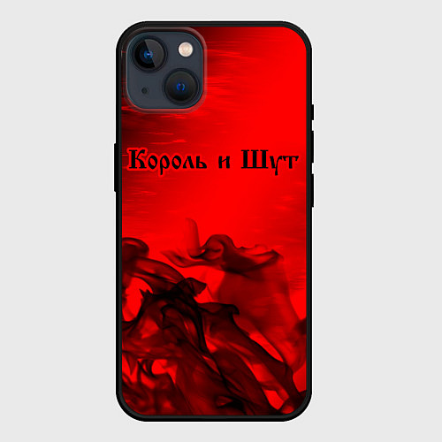 Чехол iPhone 14 Plus КОРОЛЬ И ШУТ / 3D-Черный – фото 1