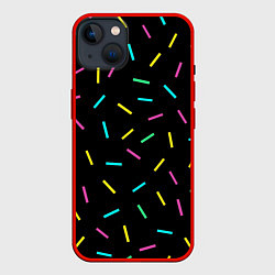 Чехол для iPhone 14 Plus Party, цвет: 3D-красный