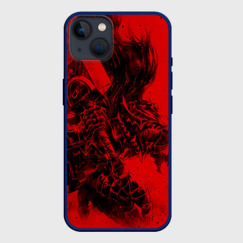 Чехол iPhone 14 Plus BERSERK БЕРСЕРК / 3D-Тёмно-синий – фото 1