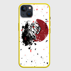 Чехол для iPhone 14 Plus Berserk Берсерк, цвет: 3D-желтый