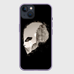 Чехол для iPhone 14 Plus Истина где-то рядом, цвет: 3D-серый