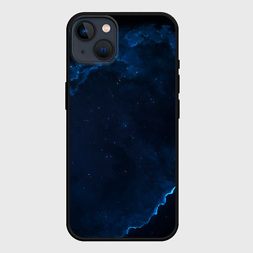 Чехол iPhone 14 Plus Звездные облака / 3D-Черный – фото 1