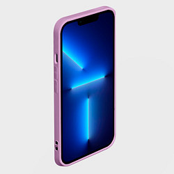 Чехол для iPhone 14 Plus Красный и синий абстрактный дым, цвет: 3D-сиреневый — фото 2