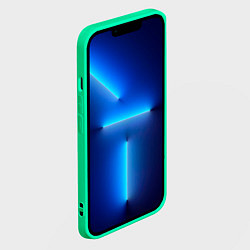 Чехол для iPhone 14 Plus Angel and butterfly, цвет: 3D-мятный — фото 2