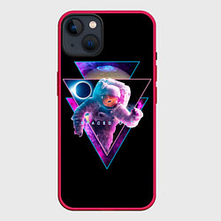 Чехол для iPhone 14 Plus Spaced Out, цвет: 3D-малиновый