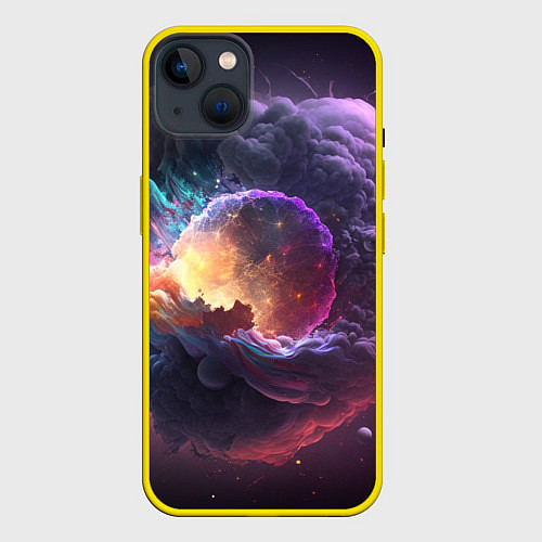 Чехол iPhone 14 Plus Sverhnova / 3D-Желтый – фото 1